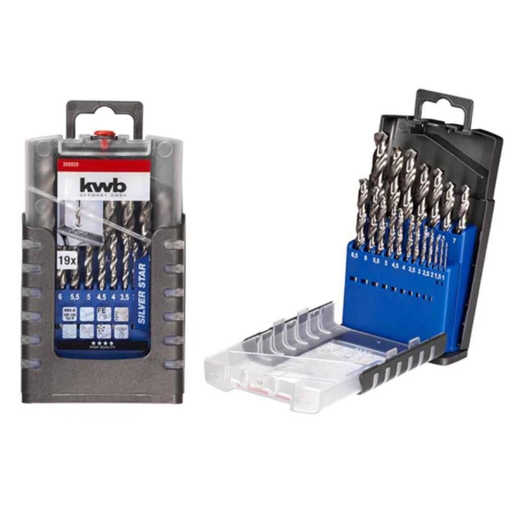 Kwb Metal Matkap Ucu Seti 19 Parça 1-13 mm 49205920