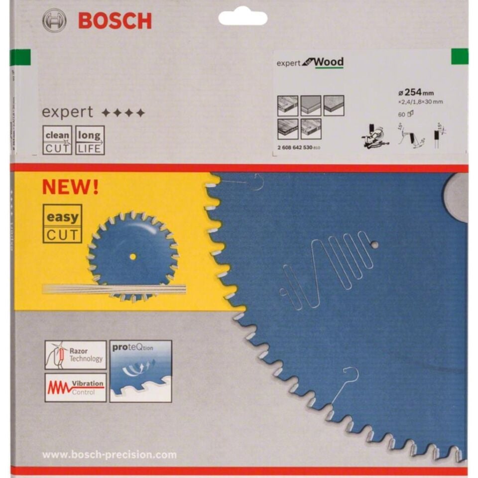 Bosch Expert 254x30 mm 60 Diş Ahşap Daire Testere 2608642530