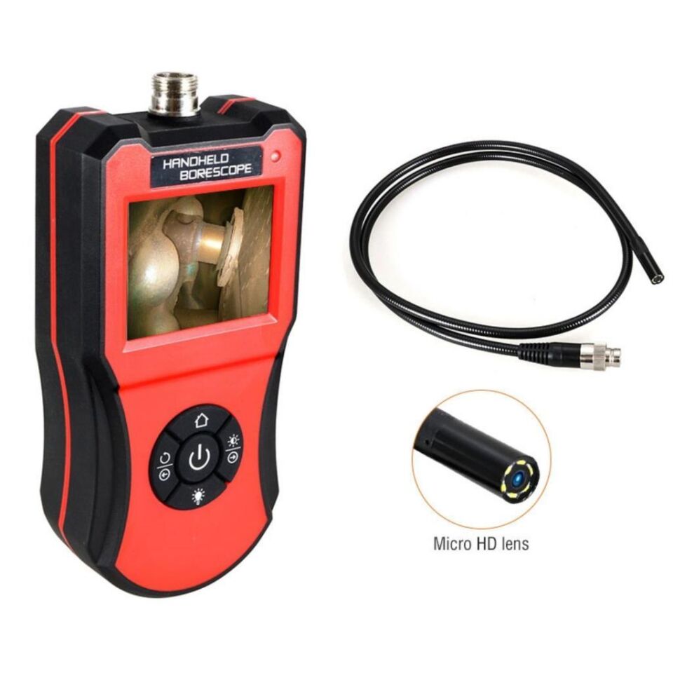 QBH AV7828-32 Temizleme Fonksiyonlu Boru Kontrol Kamerası Boroskop Endoskop 32Gb