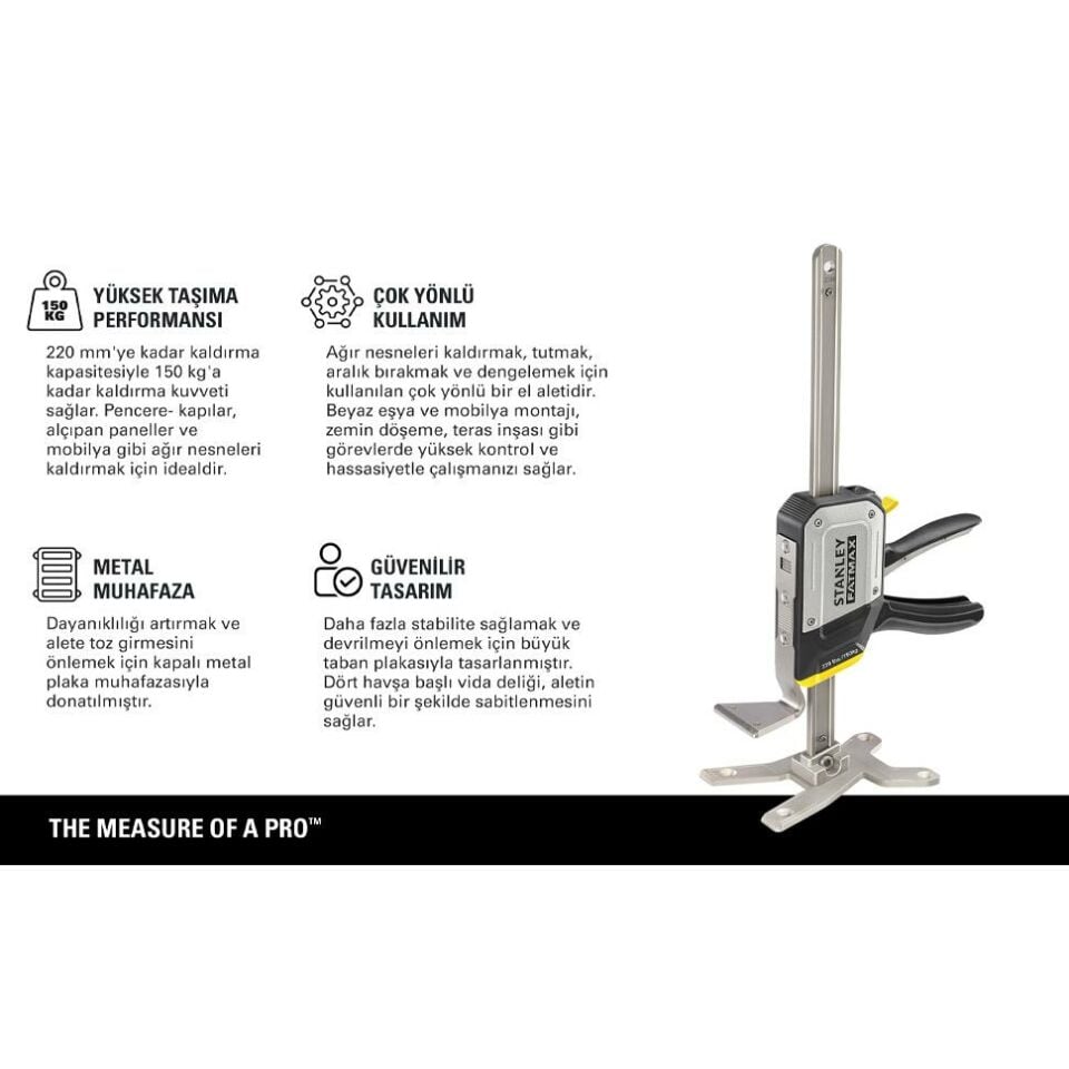 Stanley Fatmax Tradelift Ağır Hizmet Yük Kaldırma Asansörü FMHT83550-1