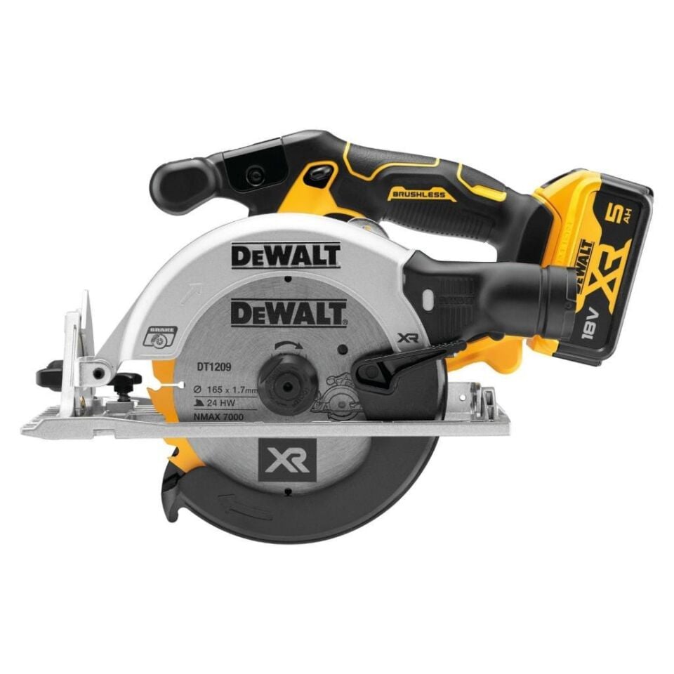 Dewalt DCS565P2 Kömürsüz Çift Akülü Daire Testere 2x5 Amper