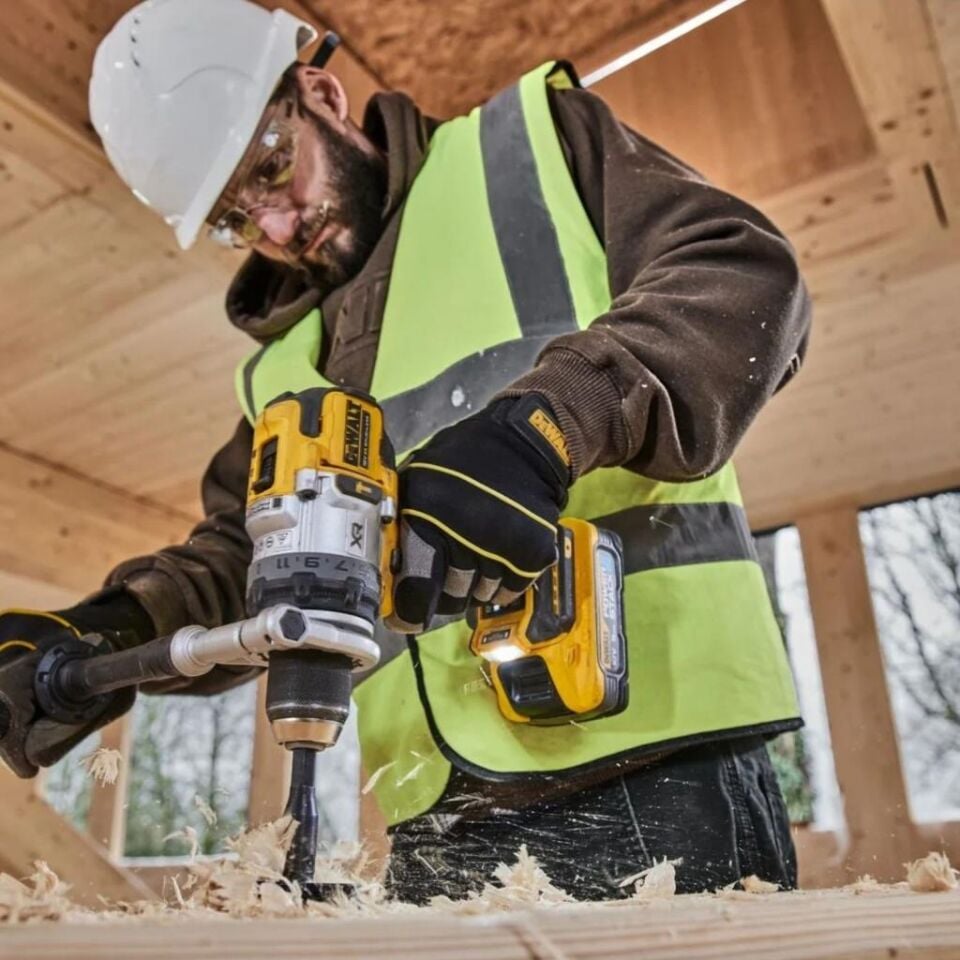 Dewalt XR Kömürsüz Akülü Darbeli Matkap 169Nm (Akü Hariç) DCD1007NT-XJ