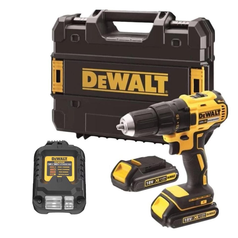 Dewalt XR Kömürsüz Akülü Darbesiz Vidalama 65Nm DCD777S2T-QW 2x1,5 Ah