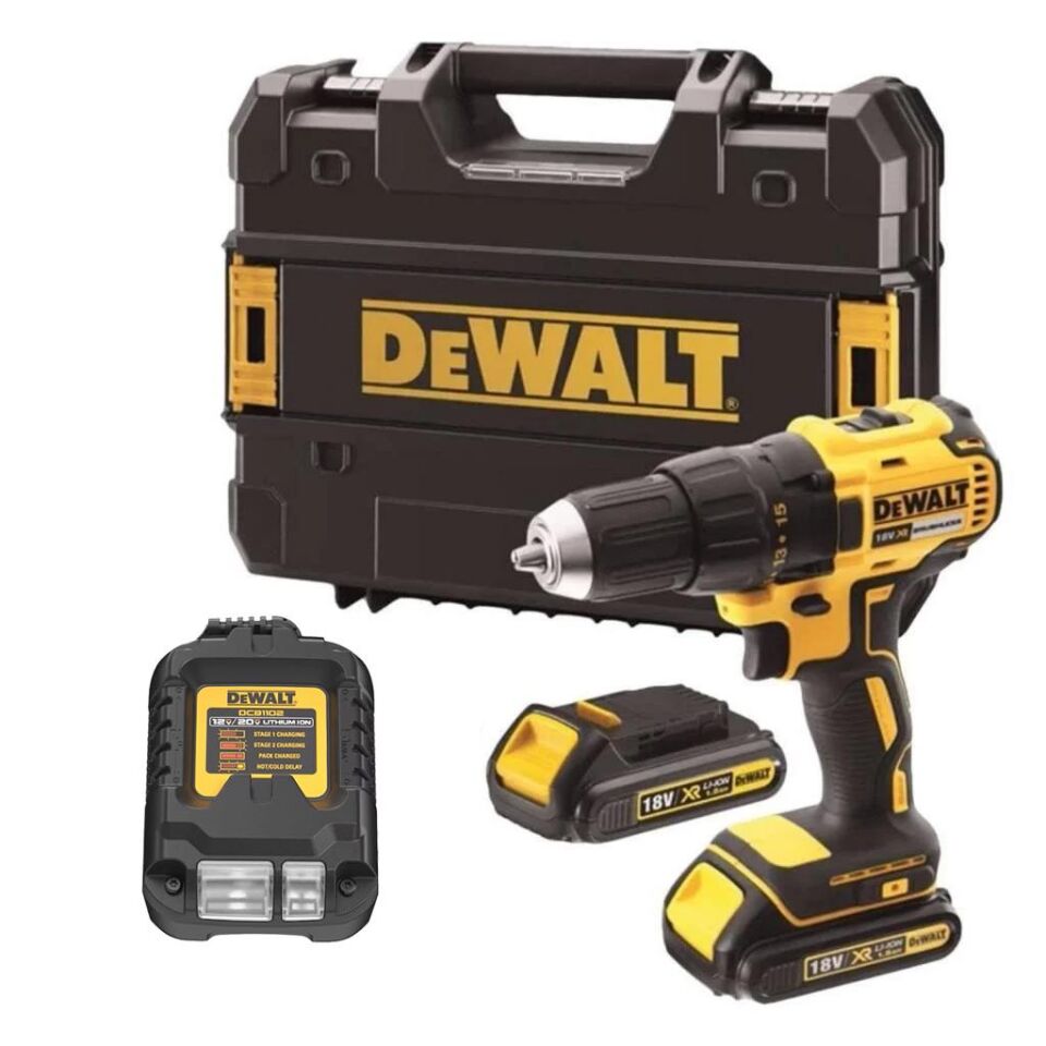 Dewalt XR Kömürsüz Akülü Darbesiz Vidalama 65Nm DCD777S2T-QW 2x1,5 Ah