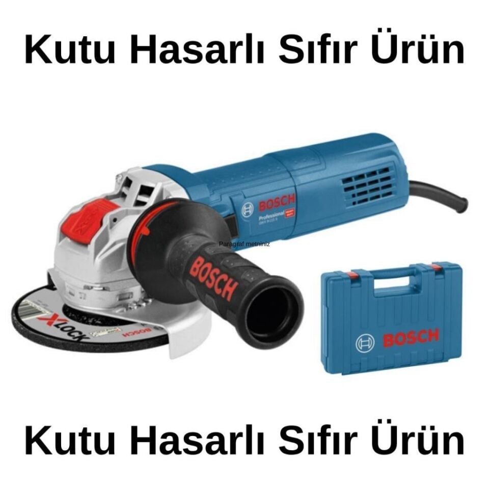 Bosch Gwx 9 115 S X-Lock Özellikli Devir Ayarlı Avuç Taşlama 900 Watt 06017B1000