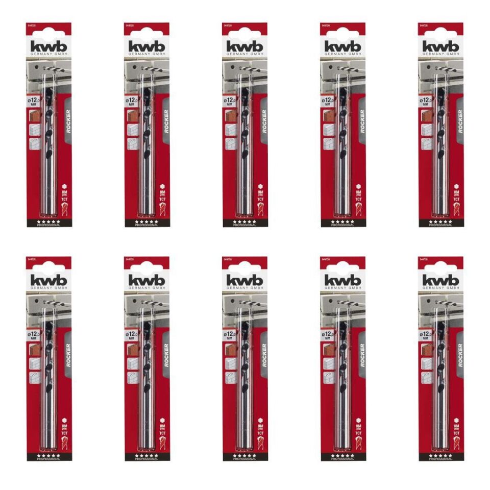 Kwb Rocker Beton Matkap Uç 12 mm x 10 Adet 49044720