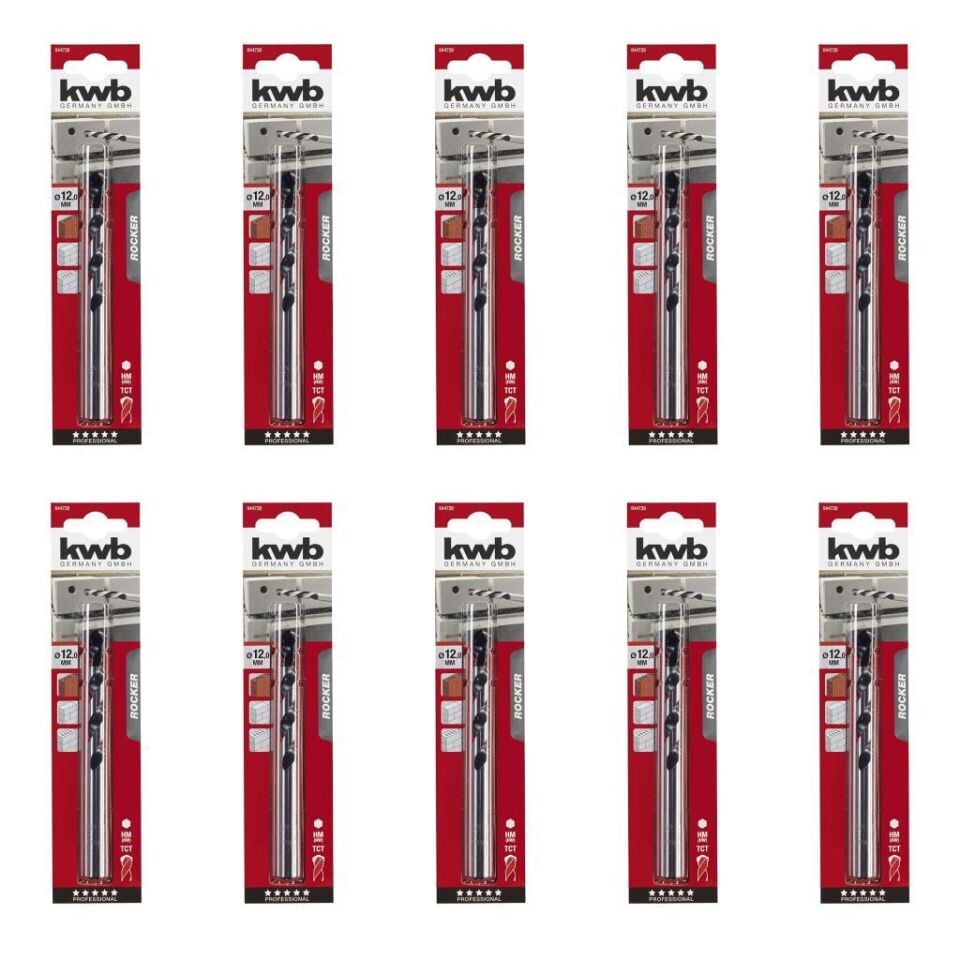 Kwb Rocker Beton Matkap Uç 12 mm x 10 Adet 49044720