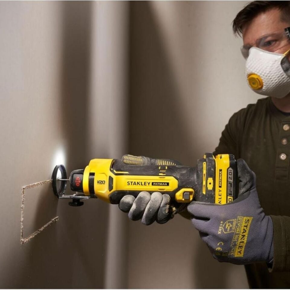 Stanley Fatmax V20 18V Akülü Alçıpan Frezesi (Akü Hariç) SFMCE200B-XJ