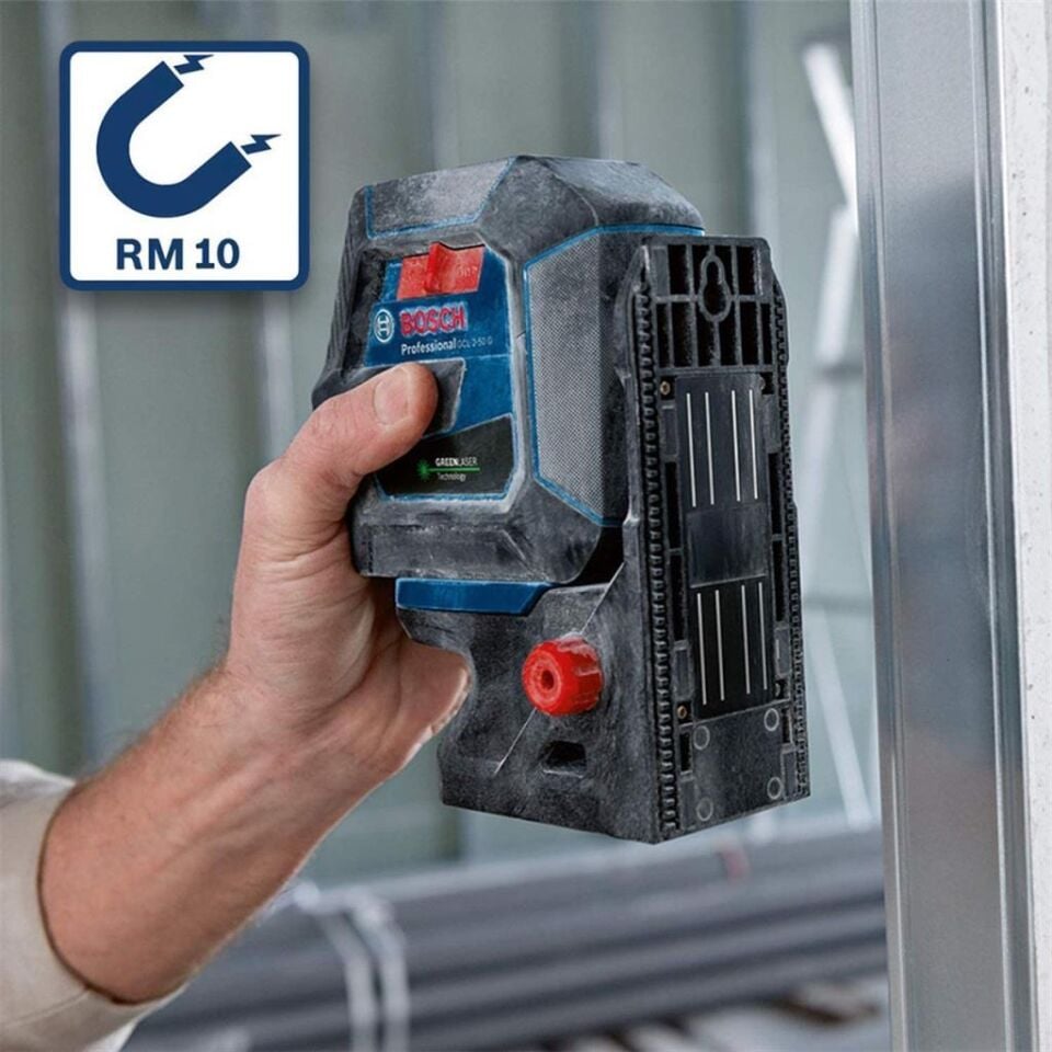 Bosch Profesyonel GCL 2-50 G + RM 10 Lazerli Hizalama 0601066M00 TEŞHİR