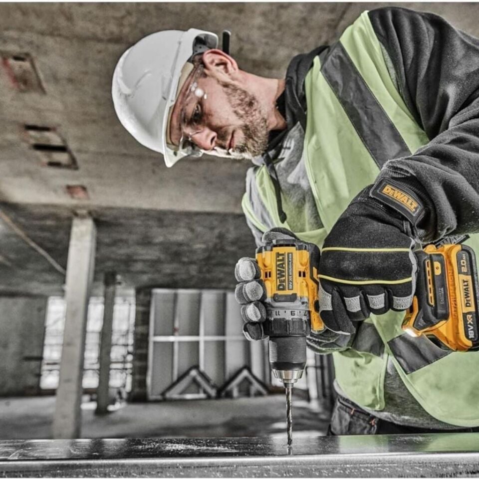 DeWalt DCD800D2T-QW 18V XR Kömürsüz Kompakt Matkap (2x2.0Ah Akü + Çanta)