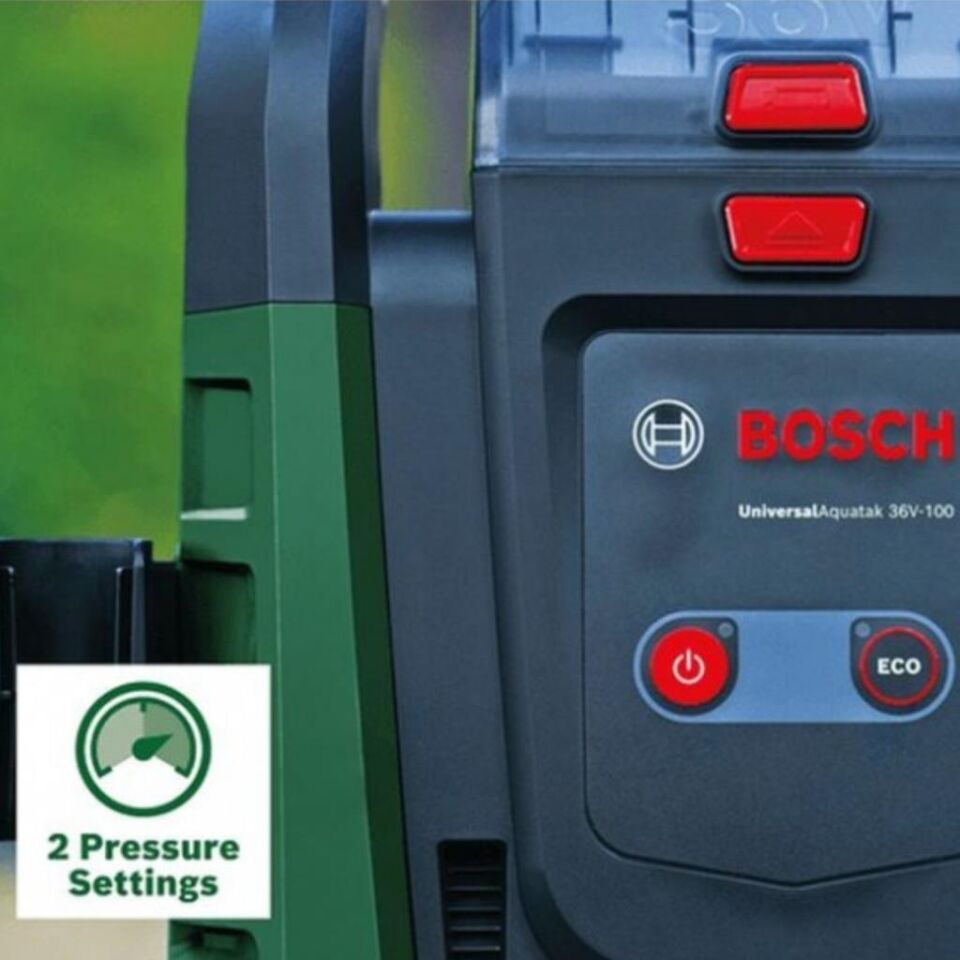 Bosch Universal Aquatak 36v-100 Akülü Yüksek Basınçlı Yıkama Makinesi 2x4 Amper 06008C7002