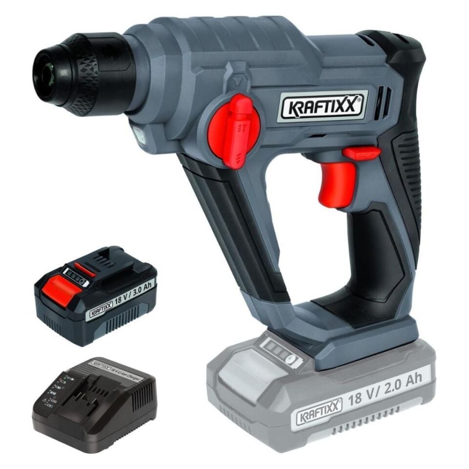 Kraftixx by Einhell KX-BH 18 Li Akülü Darbeli Pnömatik Matkap 1x3 Amper 4514010S2