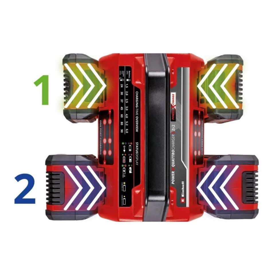 Einhell Power X-Quattrocharger Dörtlü Şarj Cihazı 4512102