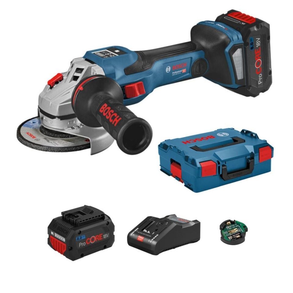 Bosch Gws 18v 15 Sc Akülü Taşlama 2x8 Amper Biturbo 06019H6101