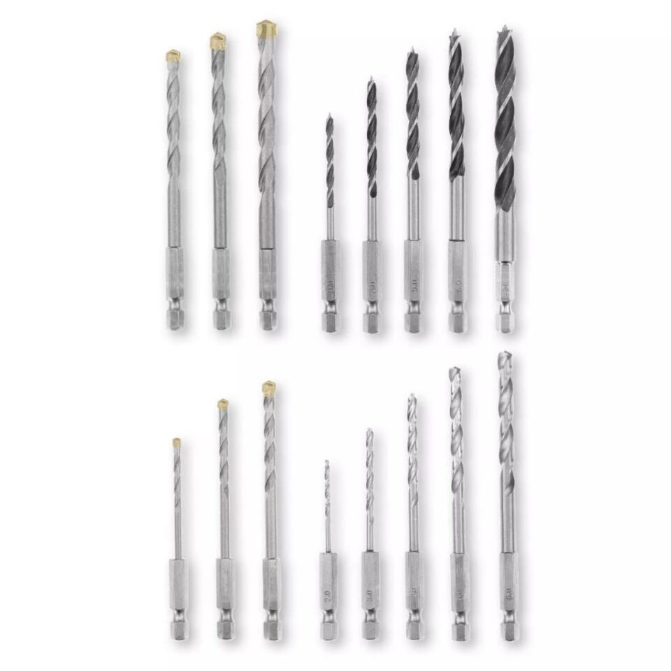 Einhell M-CASE 16 Parçalı Ahşap, Duvar ve Metal Matkap Ucu Seti 49108953