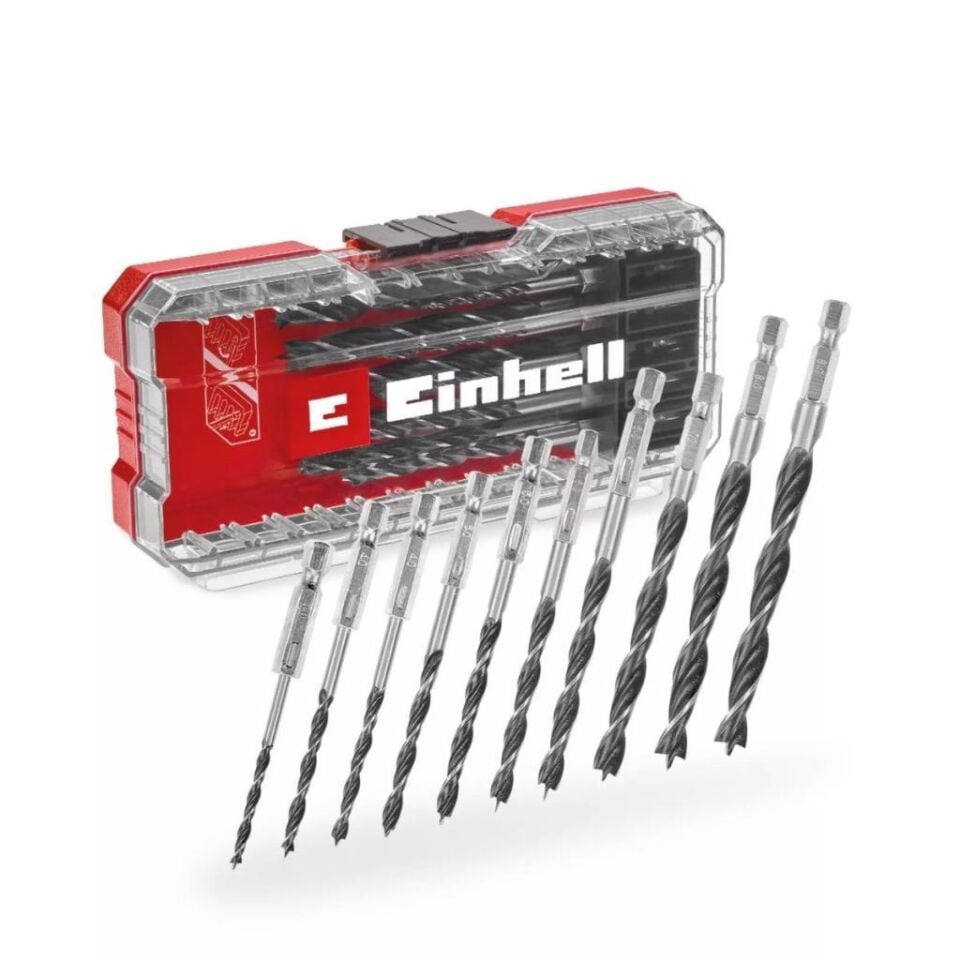 Einhell S-CASE 10 Parçalı Ahşap Matkap Ucu Seti 49108733