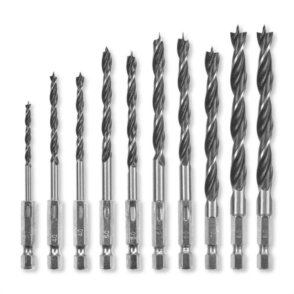 Einhell S-CASE 10 Parçalı Ahşap Matkap Ucu Seti 49108733