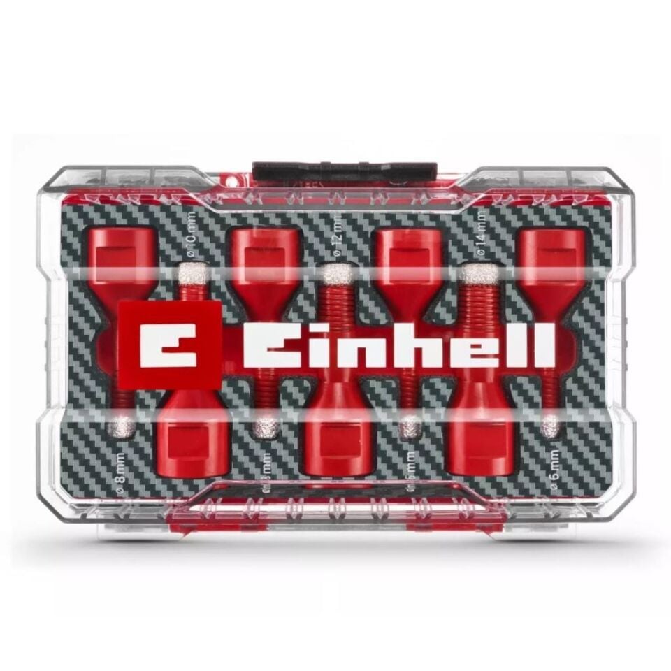 Einhell M-CASE 7 Parça Elmas Karo Matkap Ucu Seti 6-14 mm 49500400