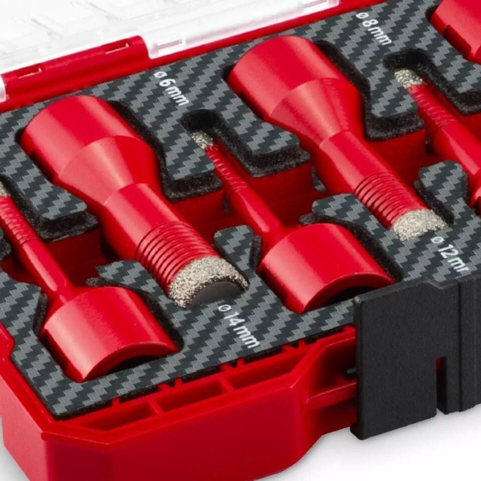 Einhell M-CASE 7 Parça Elmas Karo Matkap Ucu Seti 6-14 mm 49500400