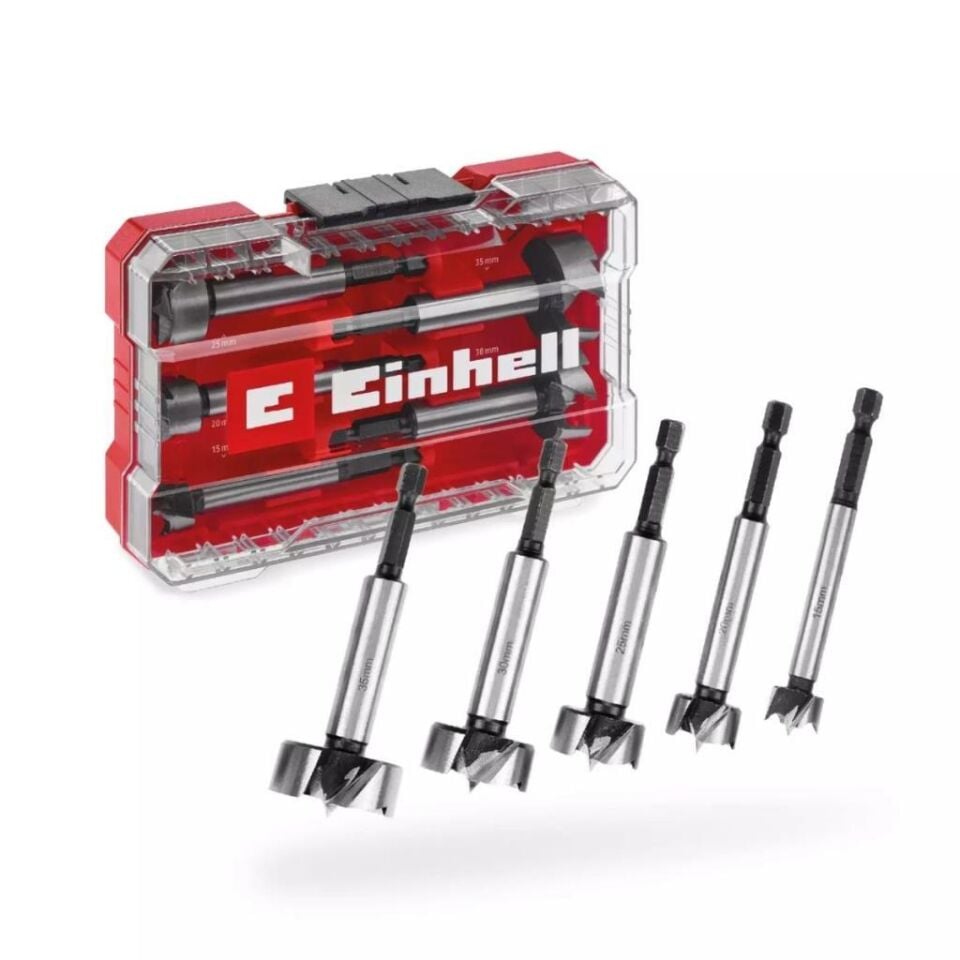 Einhell M-CASE 5 parça Menteşe Matkap Ucu Seti 49706003