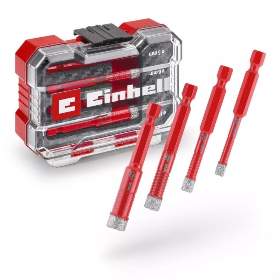 Einhell XS-CASE 4 Parça Elmas Fayans Matkap Ucu Seti 49500404