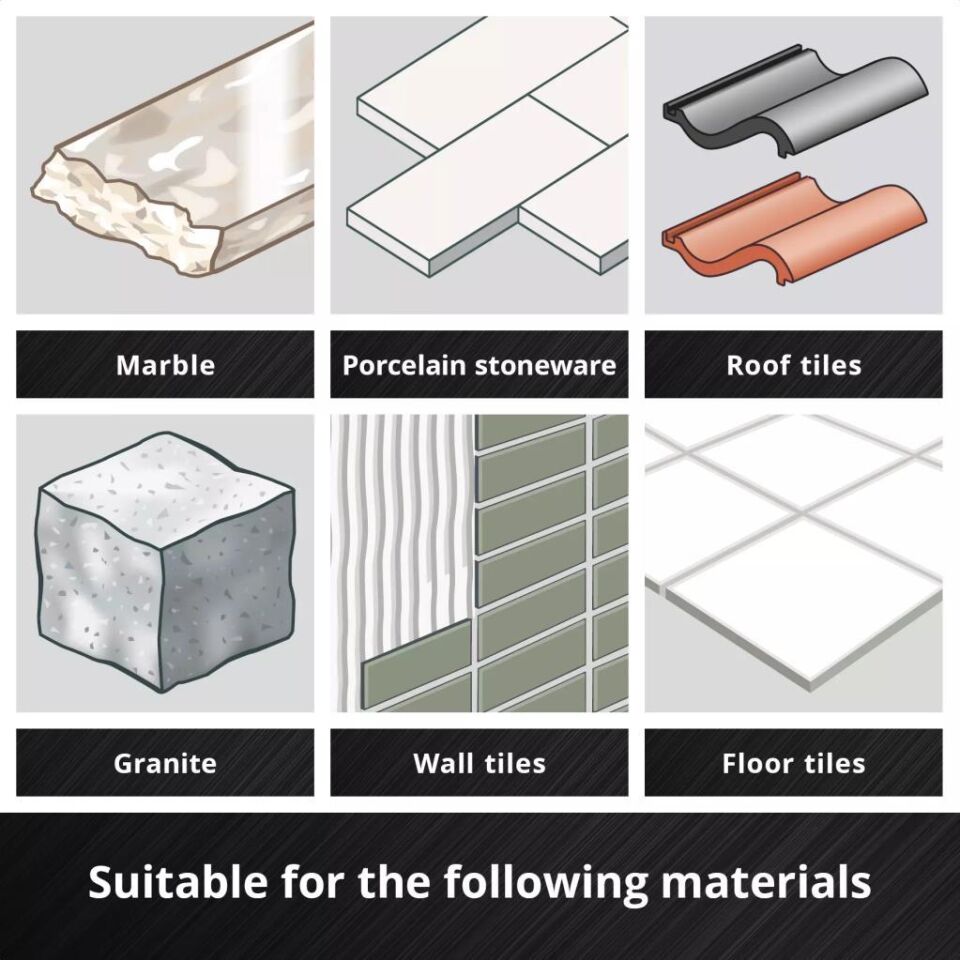 Einhell S-CASE 10 Parça TCT Elmas Fayans Matkap Ucu Seti 49051410