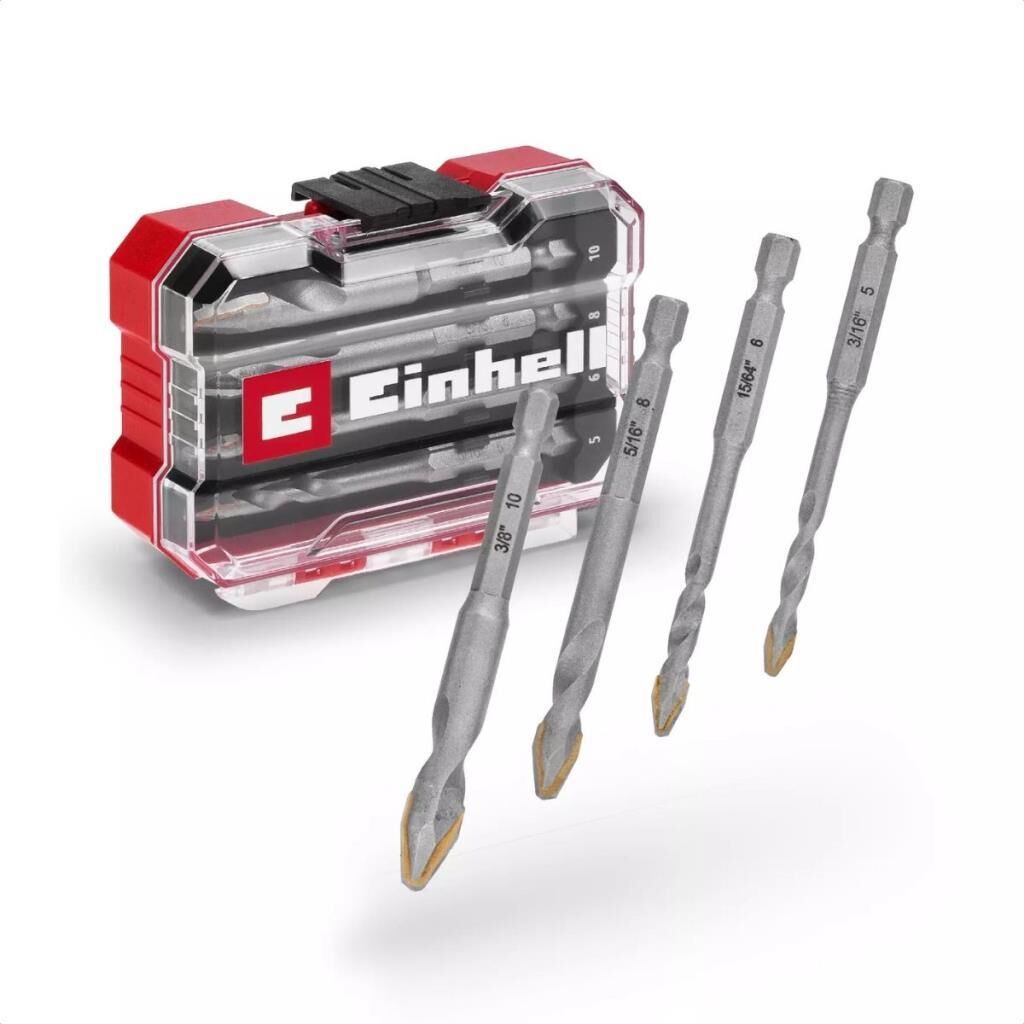 Einhell XS-CASE 4 Parça TCT Karbür Fayans Matkap Ucu Seti 49051404