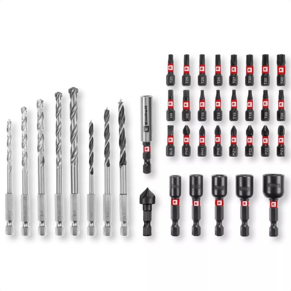Einhell M-CASE 39 Parça Darbeli Bits Uç ve Lokma Seti 49108759
