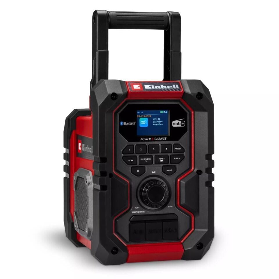 Einhell TE-CR 18 Li DAB+/FM/BT Solo Akülü Radyo 3407995