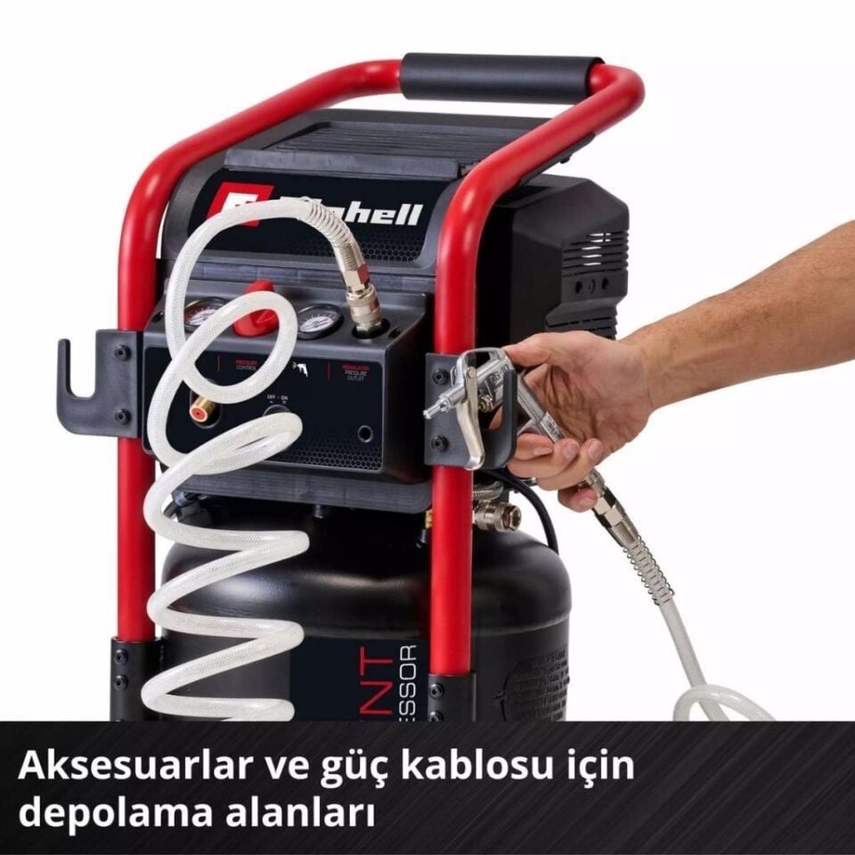Einhell TE-AC 240/24 Silent Sessiz Hava Kompresörü (Yağsız) 4010452