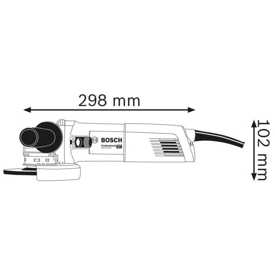 Bosch Gwx 14 125 X-Lock Avuç Taşlama 1400 Watt 06017B7000 TEŞHİR