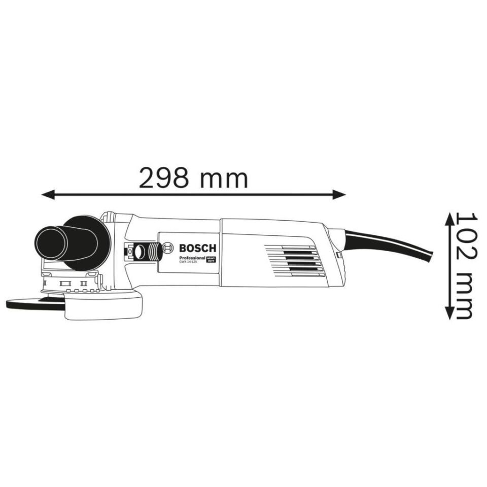 Bosch Gwx 14 125 X-Lock Avuç Taşlama 1400 Watt 06017B7000 TEŞHİR