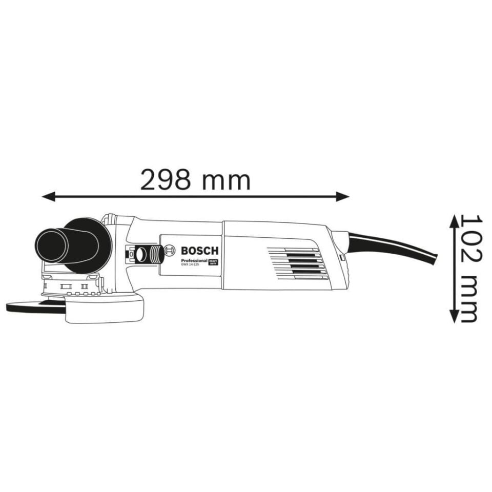 Bosch Gwx 14 125 X-Lock Avuç Taşlama 1400 Watt 06017B7000 TEŞHİR
