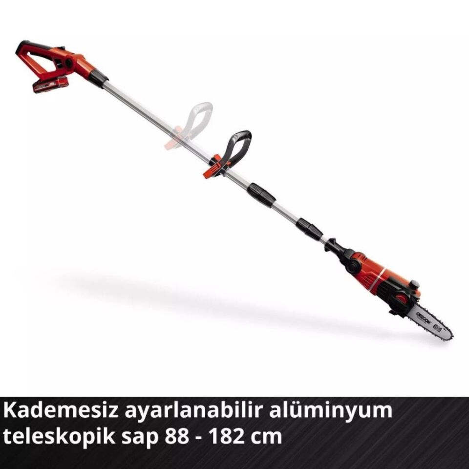 Einhell GE-HC 18 Li T Akülü Yüksek Dal ve Çit Budama 1x3Ah 3410805