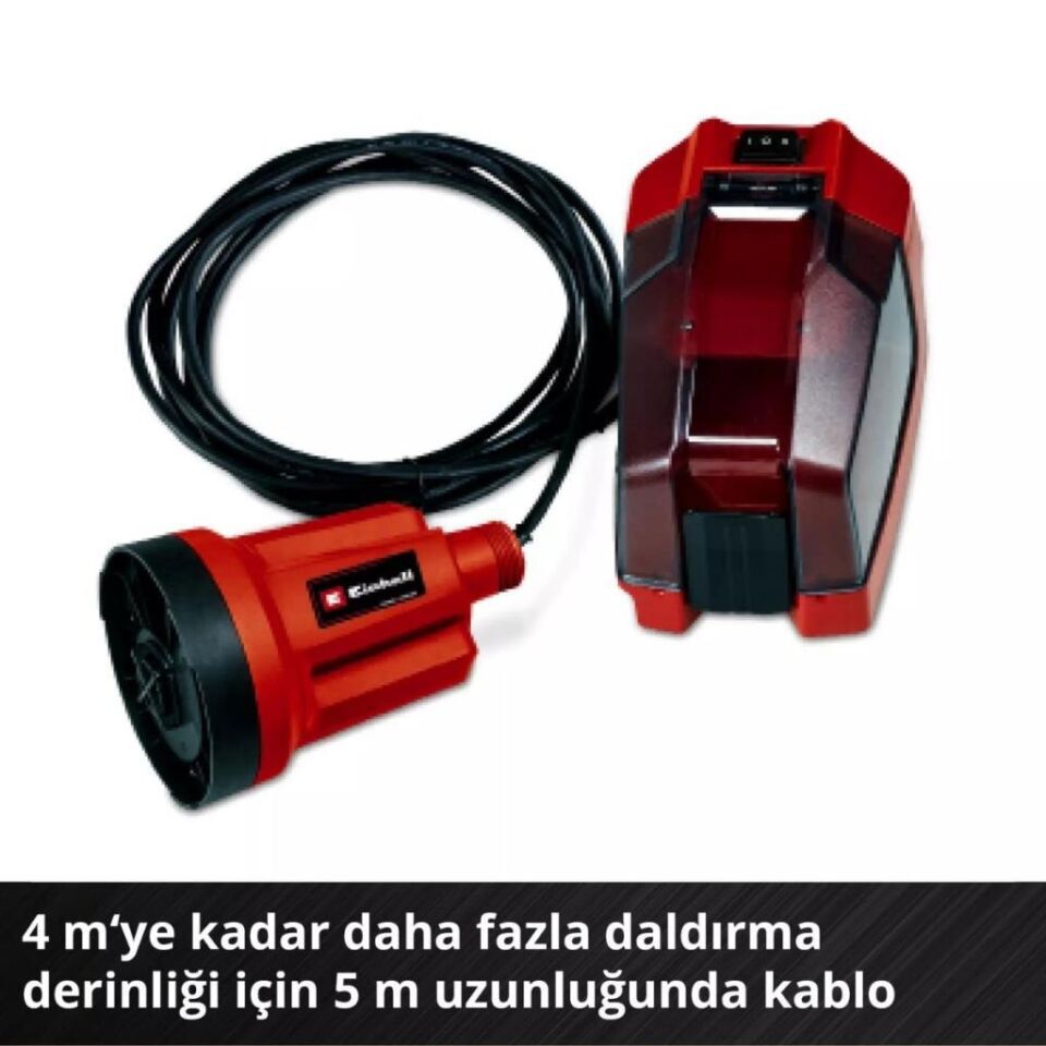 Einhell GE-SP 18 LL Li (1X40AH) Akülü Dalgıç Pompa (Temiz Su) 4181561