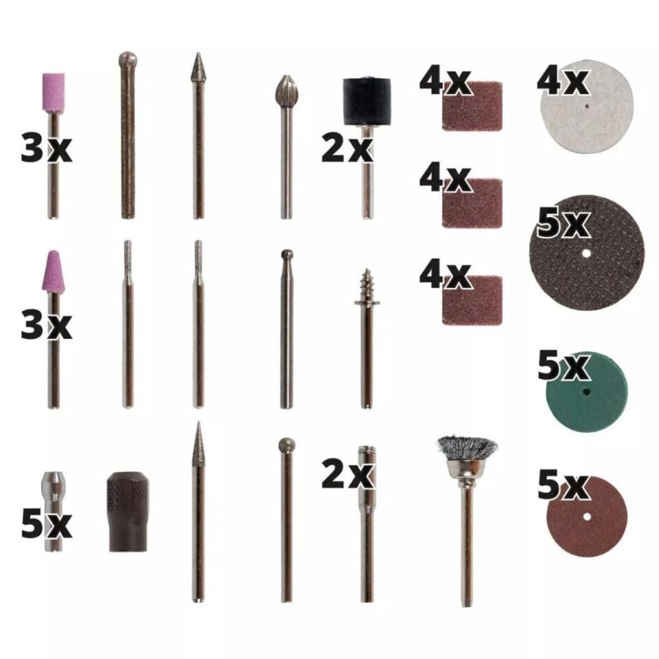 Einhell TE-MT 7.2 Li Akülü Taşlama ve Gravür Seti 4419330