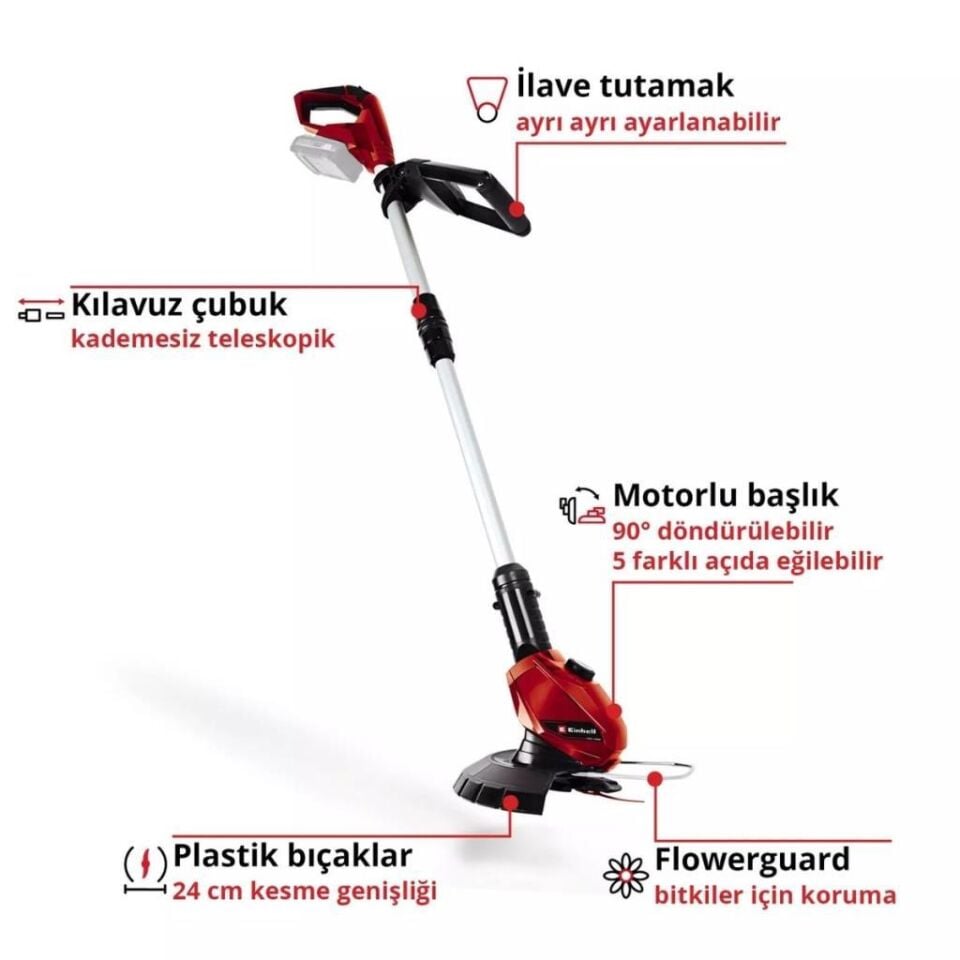 Einhell GE-CT 18 Li Solo Akülü Kenar Kesme 3411172