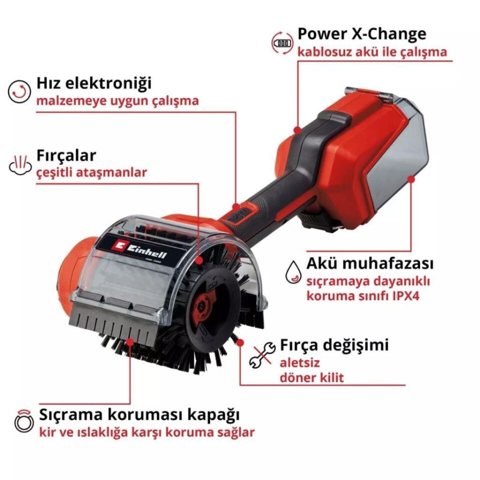 Einhell Picobella 18/90 Akülü Yüzey Temizleyici 3424220