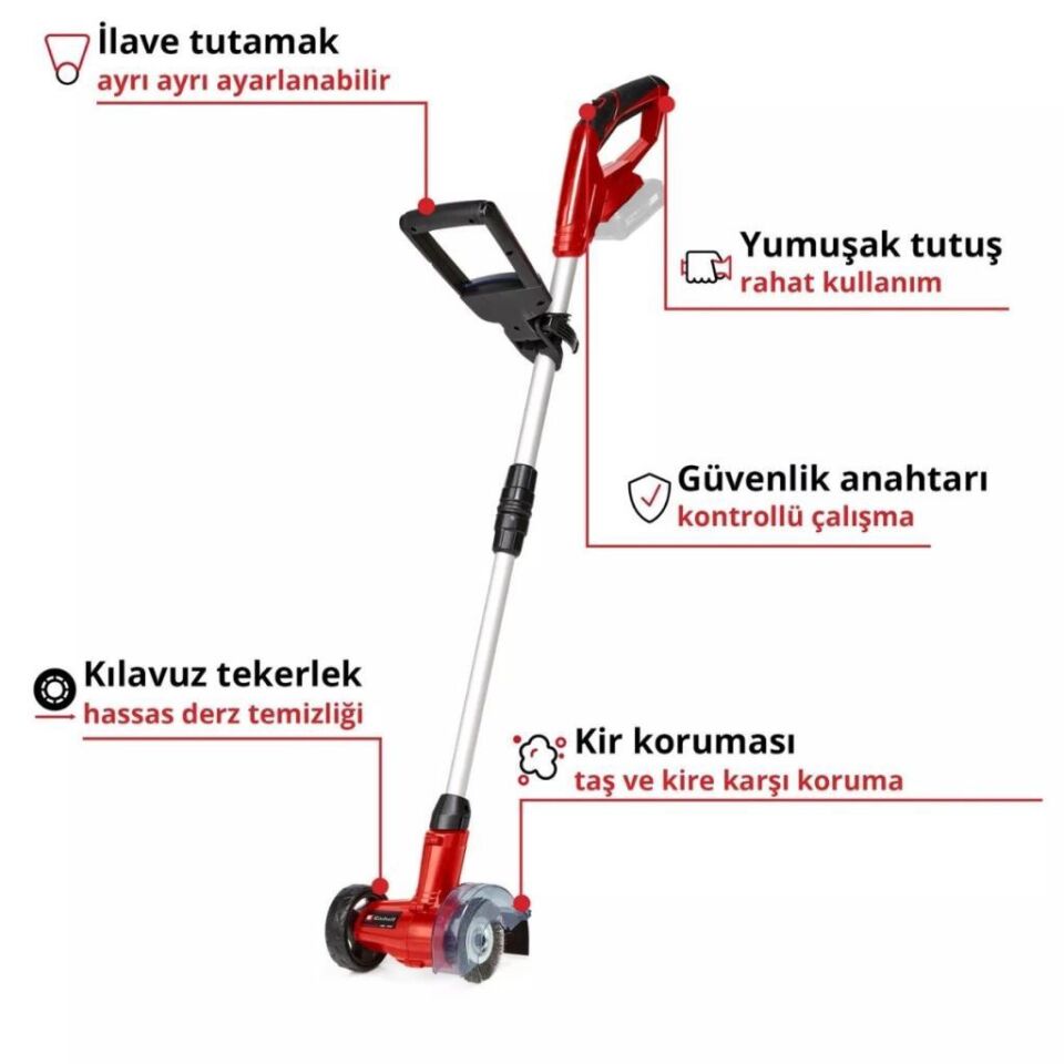 Einhell GC-CC 18 Li Solo Akülü Derz Temizleme Makinesi 3424050