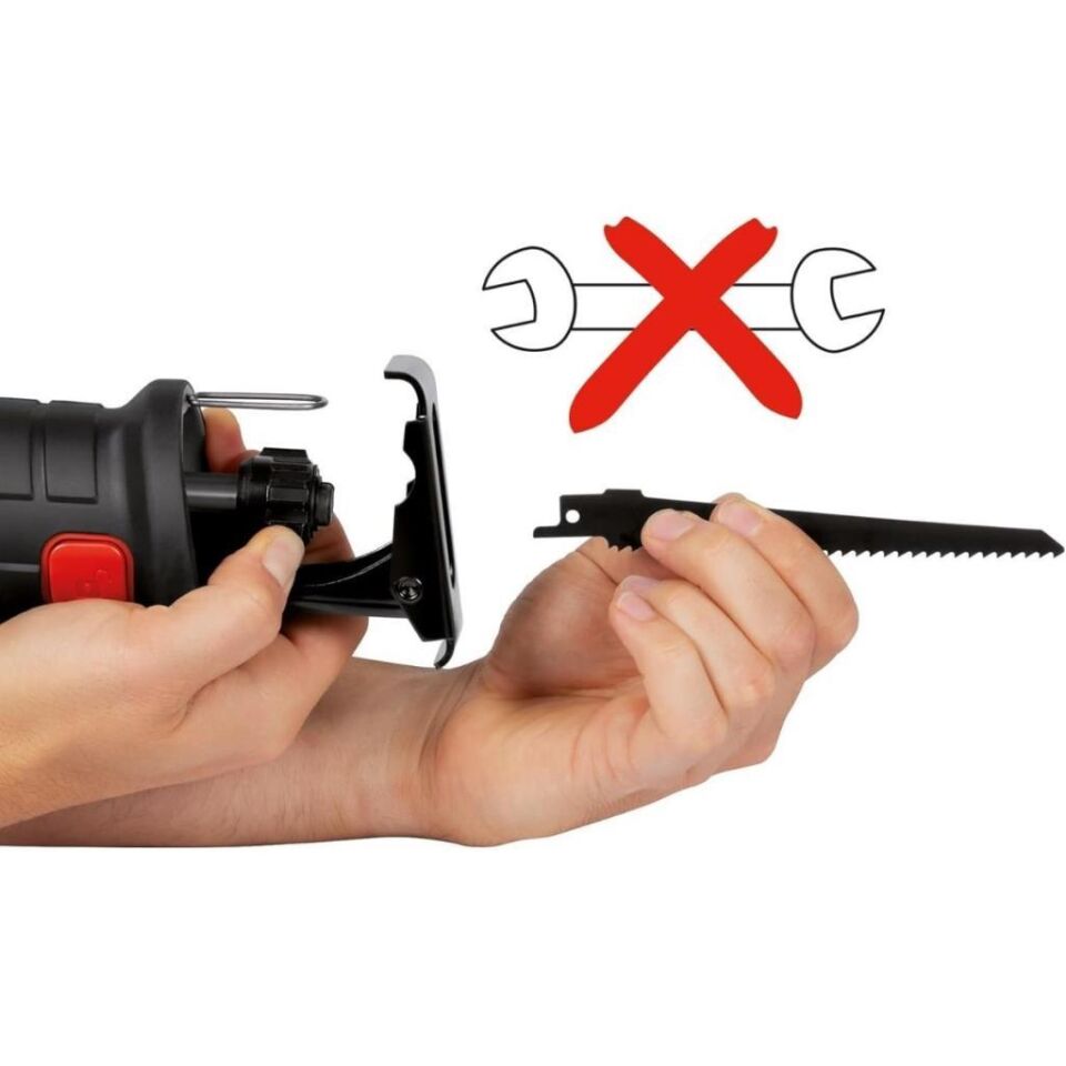 Kraftixx by Einhell KX-RS 18/1 Akülü Kılıç Testere Paslanmaz Kemik Kesme Testereli 2X3 Amper