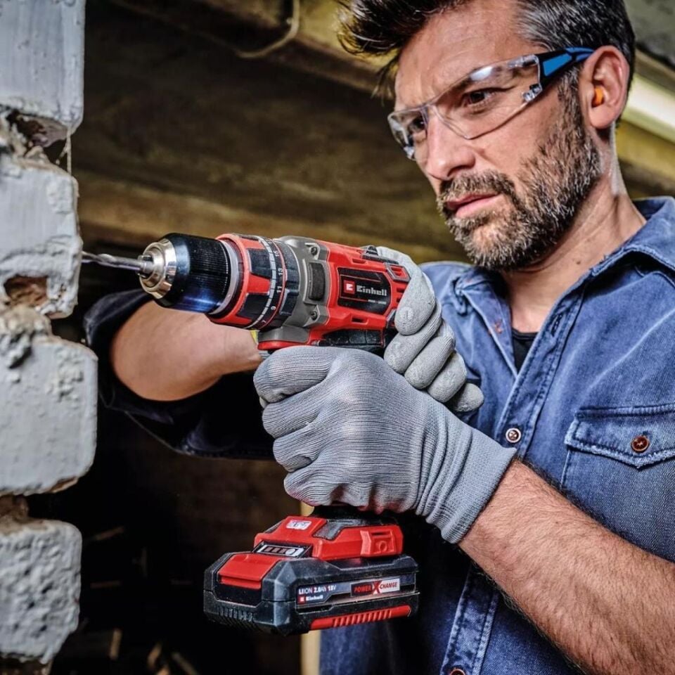Einhell TP-CD 18/60 Li-i BL 1X2 Ah Akülü Darbeli Matkap (Çantalı Set) 4514211