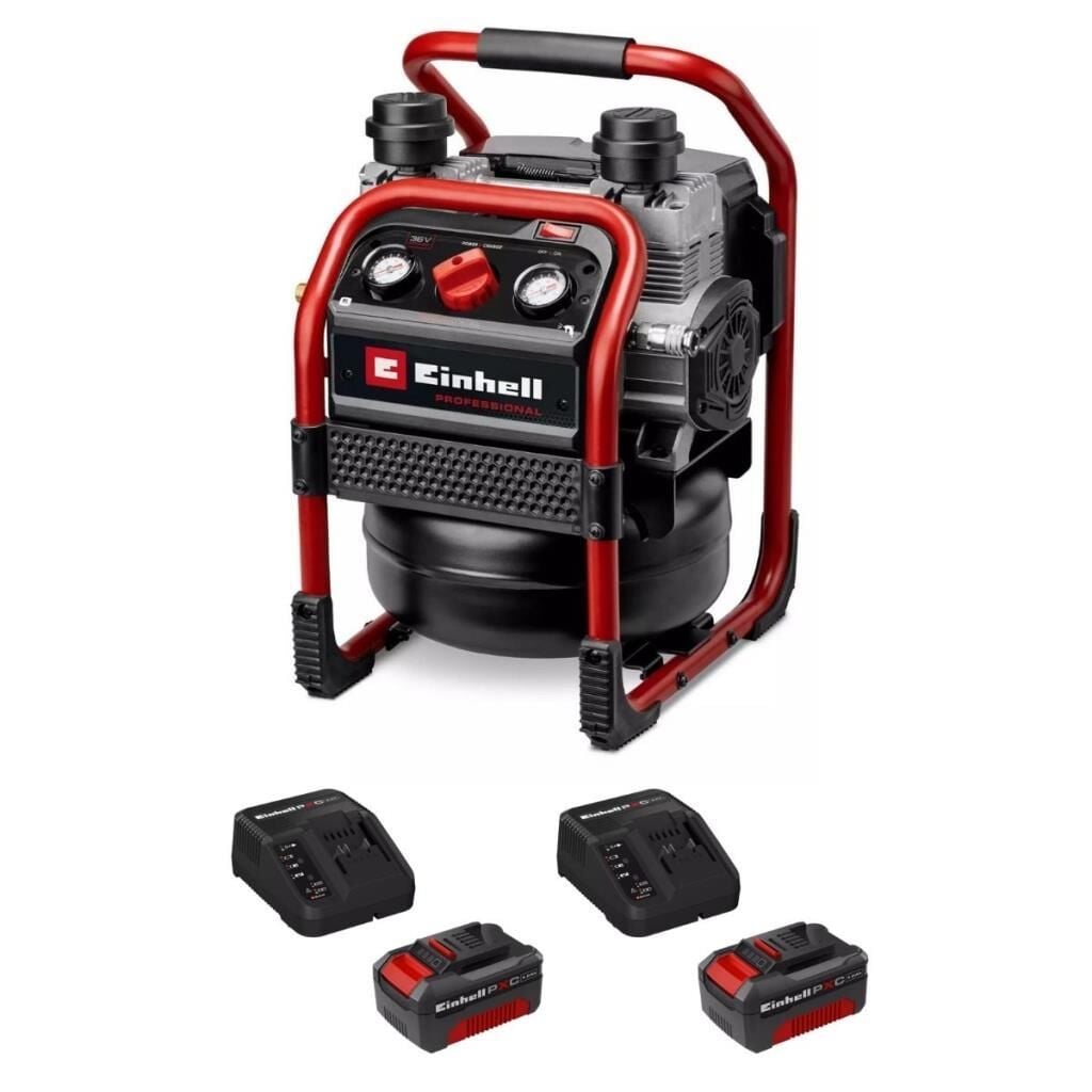Einhell Silenzzo 36/210 Akülü Kompresör 2X4 Amper 4020380