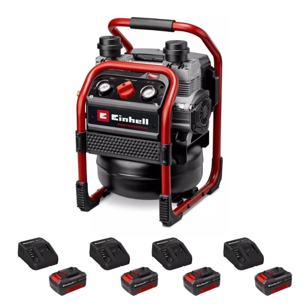 Einhell Silenzzo 36/210 Akülü Kompresör 4X4 Amper 4020380