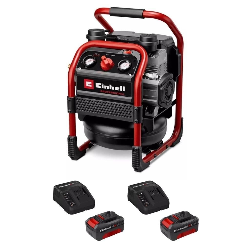Einhell SILENZZO 18/160 Akülü Kompresör 2x4 Amper 4020385