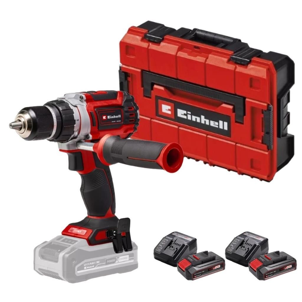 Einhell TP-CD 18/60 Li BL Akülü Darbesiz Vidalama 2X2,5Ah (Çantalı Set) 4514210