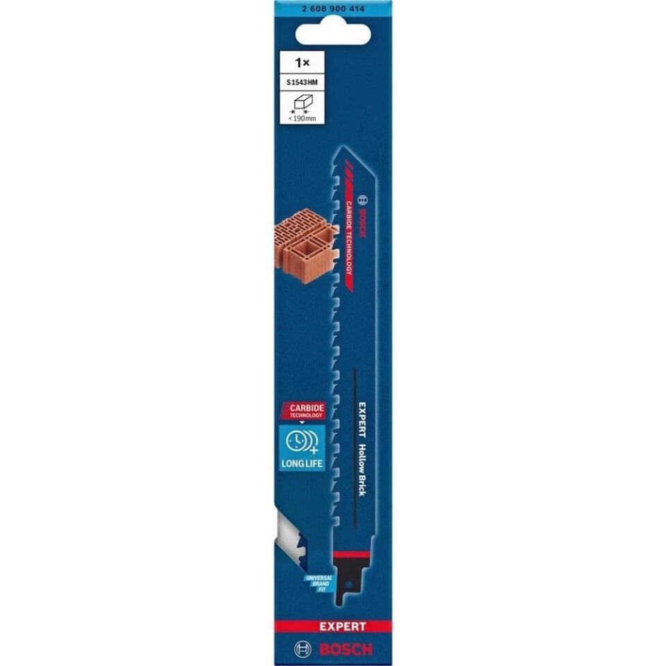 Bosch Bims Ytong Tuğla Tilki Kuyruğu Testere Bıçağı S 1543 HM 240mm 2608900414