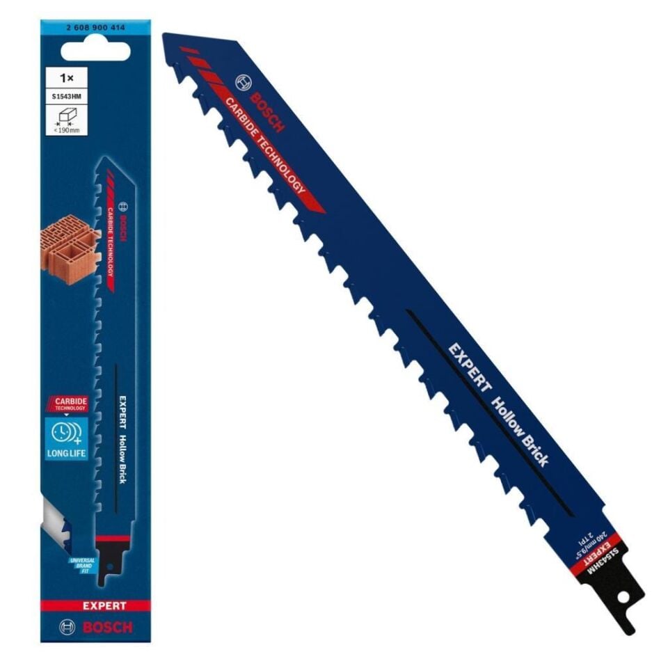 Bosch Bims Ytong Tuğla Tilki Kuyruğu Testere Bıçağı S 1543 HM 240mm 2608900414