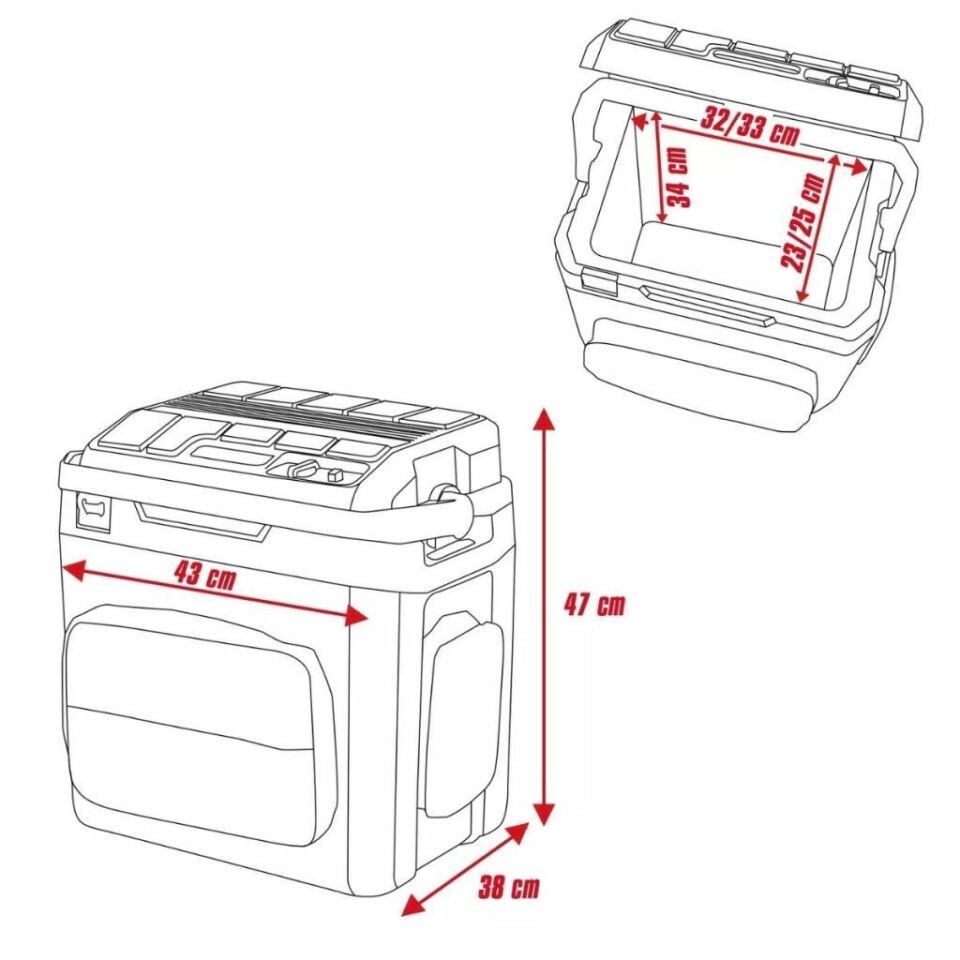 Einhell TE-COL 18/27 Li Akülü Oto Buzluk 1x2,5 Amper 2048420