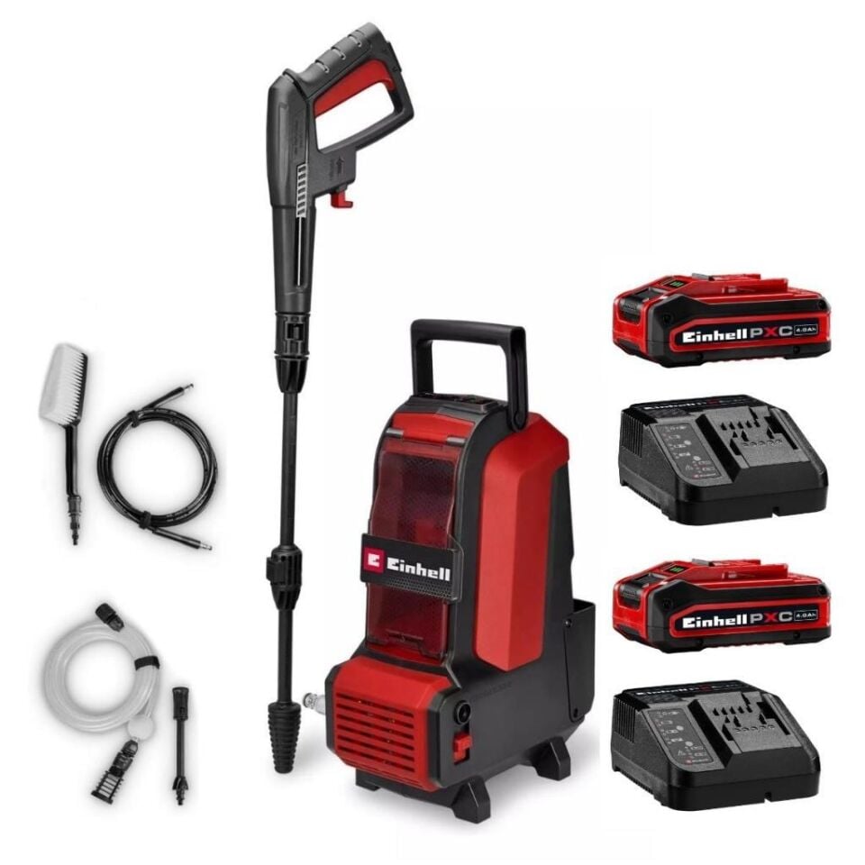 Einhell Hypresso 36/105 Akülü Yüksek Basınçlı Yıkama Makinası 2x4 Amper PLUS 4140160
