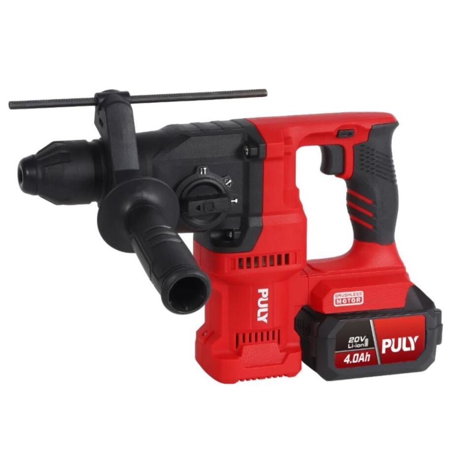 PULY Professional BLMD-323 20V 2.8J Kömürsüz Akülü Kırıcı Delici 2x4.0 Amper